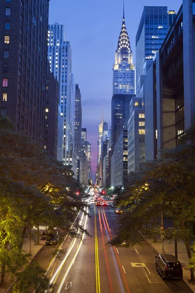 42nd street in Manhattan. — Stockfoto