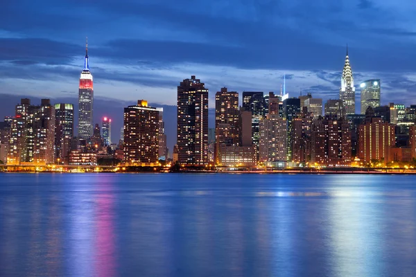 Manhattan Skyline. — Stock Photo, Image