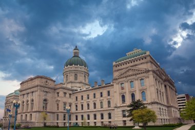 Indiana Capitol Building. clipart