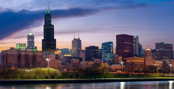 Skyline von Chicago. — Stockfoto