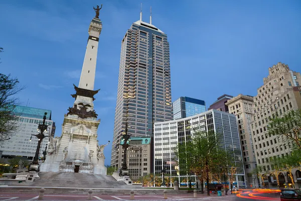 Monument Circle, Indianapolis, Indiana — Stock Photo, Image