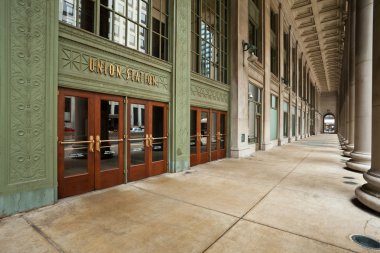 Chicago Union Station Entrance. clipart