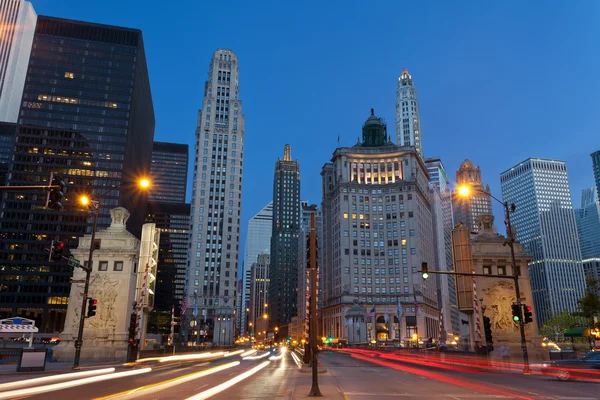 Michigan Avenue à Chicago . — Photo