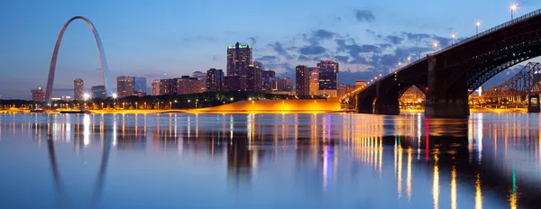 Città di St. Louis skyline . — Foto Stock