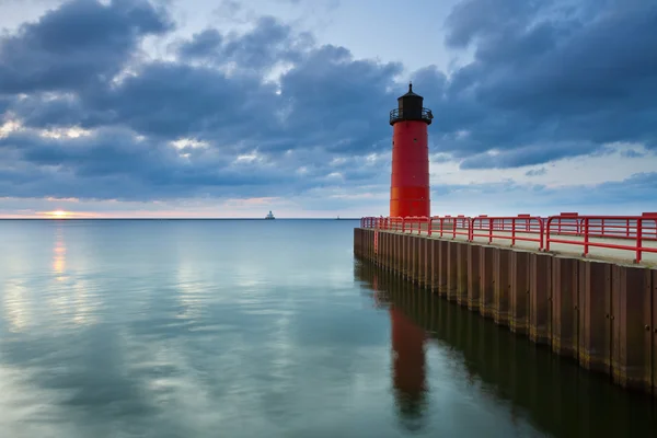 stock image Milwaukee Lighthouse.