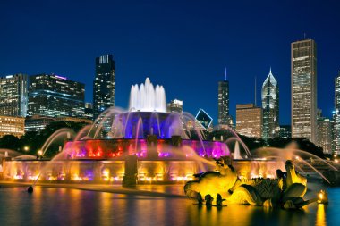 Buckingham Fountain. clipart