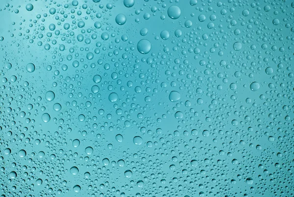 Gouttes d'eau turquoise — Photo