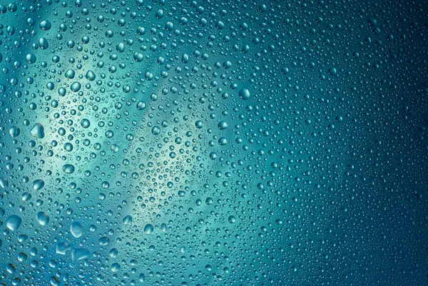 Gotas de água turquesa — Fotografia de Stock