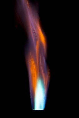 Single gas jet flame clipart