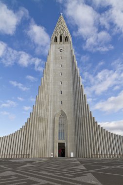 Hallgrimskirkja Church, Reykjavik,Iceland, clipart