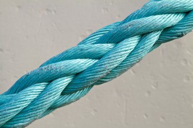 Close up of a mooring rope clipart