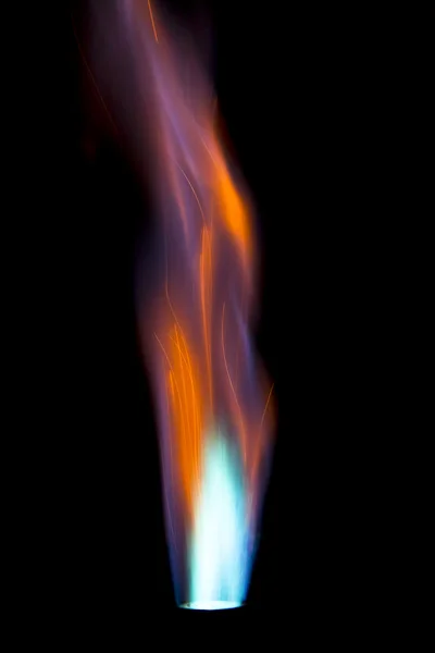 Jediný plyn jet plamen — Stock fotografie