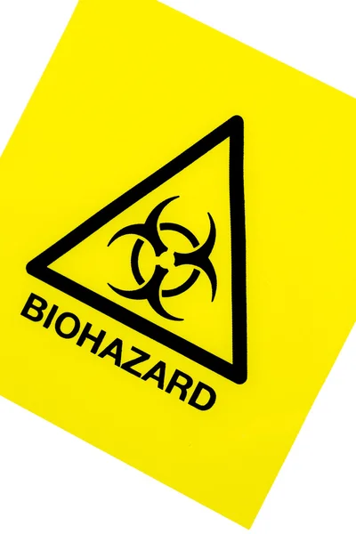 Biyolojik tehlike uyarı işareti — Stok fotoğraf