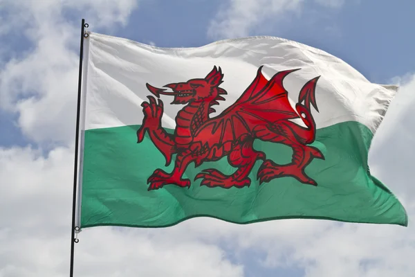 Welsh Flag — Stock Photo, Image