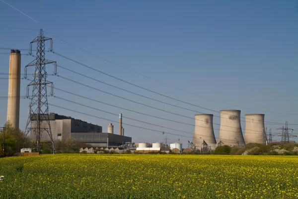 Central eléctrica a carvão — Fotografia de Stock