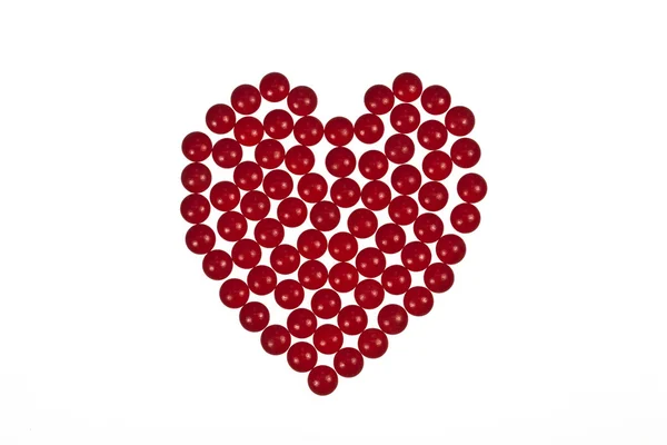 stock image Heart shape created out of tablets