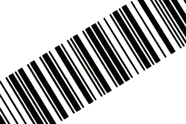 Secção de um código de barras — Fotografia de Stock