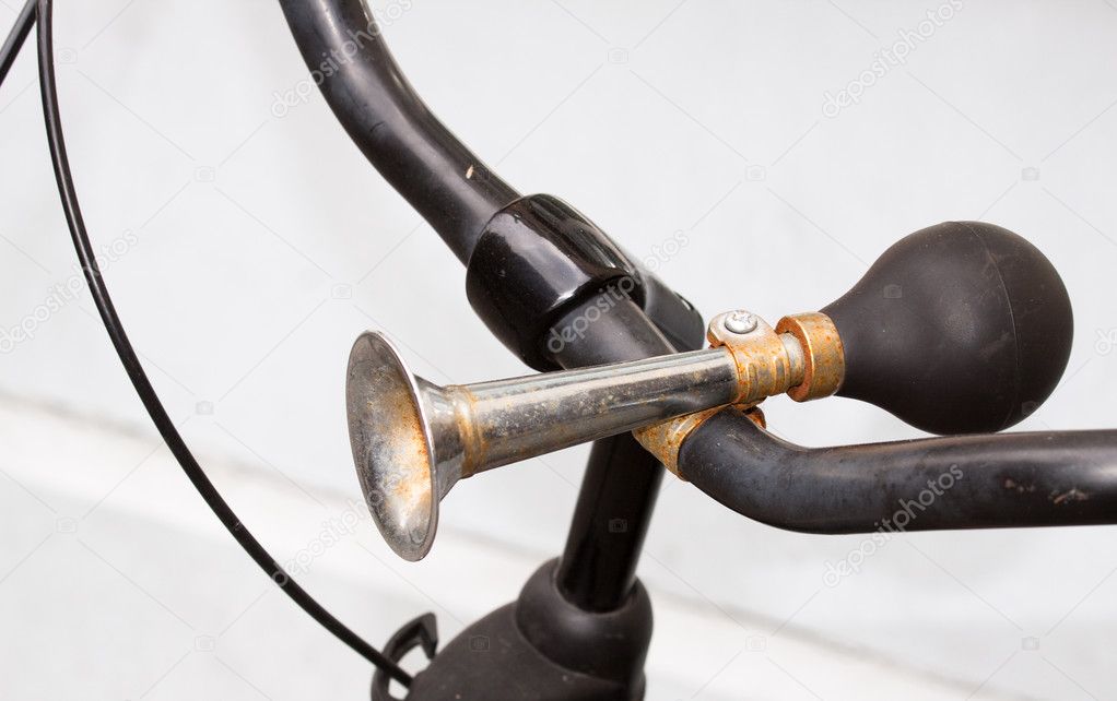 Old fashioned bicycle horn