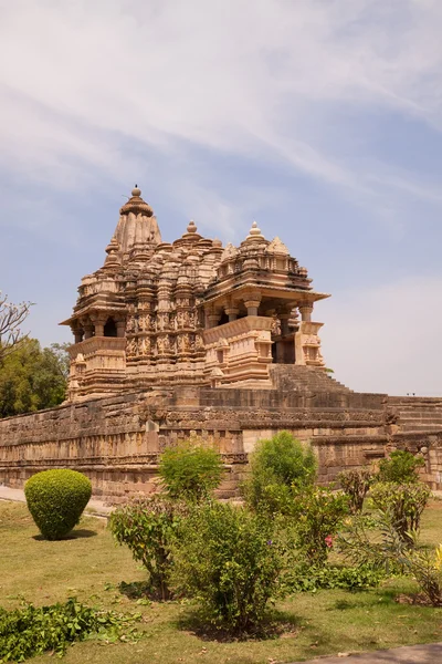 Khajuraho templos hindúes en la India — Foto de Stock