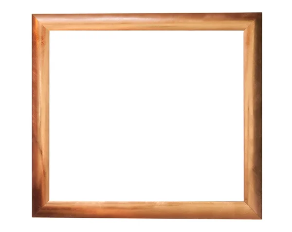 Bronze coloured picture frame — Stock Photo, Image