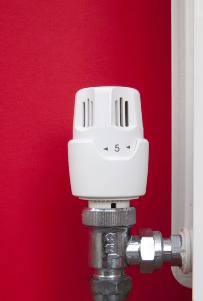 Radiator thermostat — Stock Photo, Image