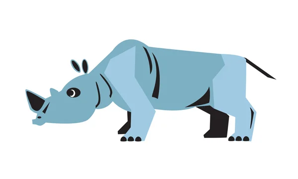 Disegno rinoceronte — Vettoriale Stock