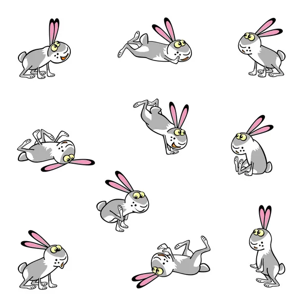 Гра з кроліків — стоковий вектор