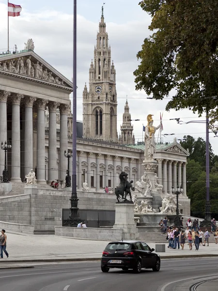 Wien, Österreich. Parlament — Stockfoto