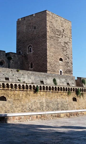 Vieille ville, Château, Bari, Italie — Photo