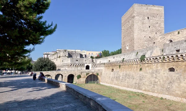 Vieille ville, Château, Bari, Italie — Photo