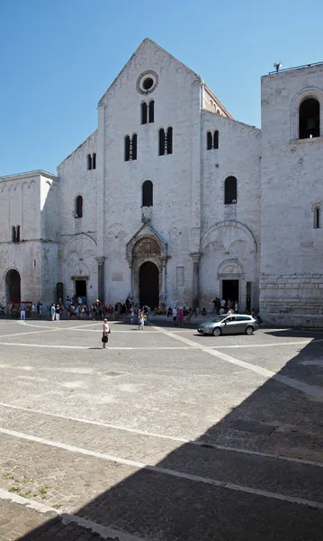 Bazilika svatého Mikuláše. Bari, Itálie — Stock fotografie