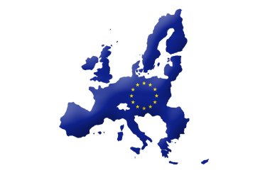 European Union map clipart