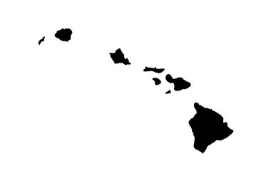 State of Hawaii map