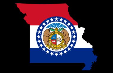 State of Missouri map