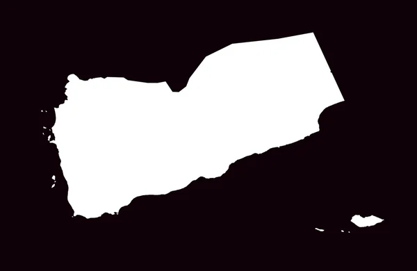 República de Yemen mapa —  Fotos de Stock