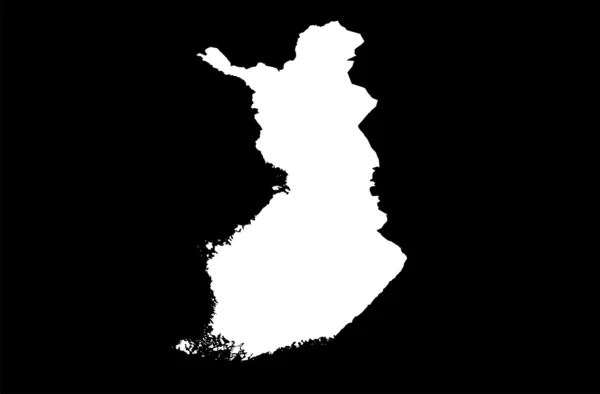 Republic of Finland map — Stock fotografie
