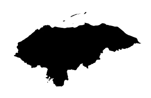 Karte der Republik Honduras — Stockfoto