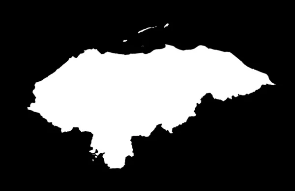 Карта Гондураса — стоковое фото