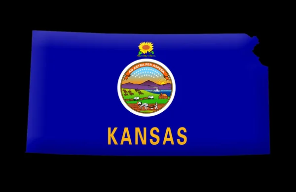 Estado do Kansas — Fotografia de Stock