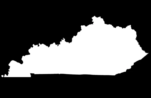 Mancomunidad de Kentucky mapa — Foto de Stock