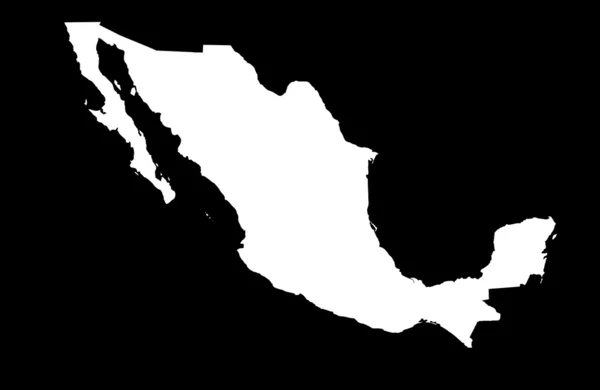 墨西哥合众国映射 — 图库照片