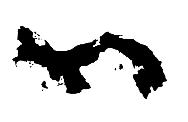 Mapa da República do Panamá — Fotografia de Stock