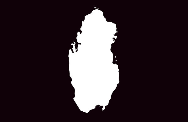 State of Qatar map