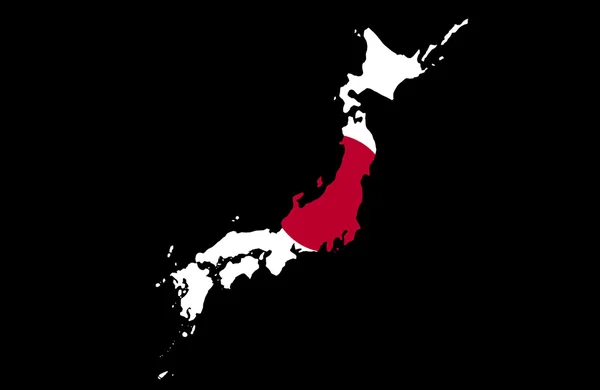 Japanische Karte — Stockfoto