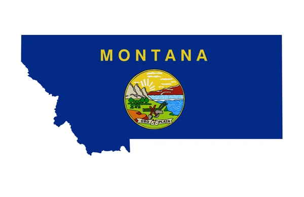 Stato del Montana Immagini Stock Royalty Free