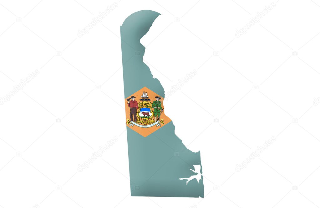 State of Delaware map