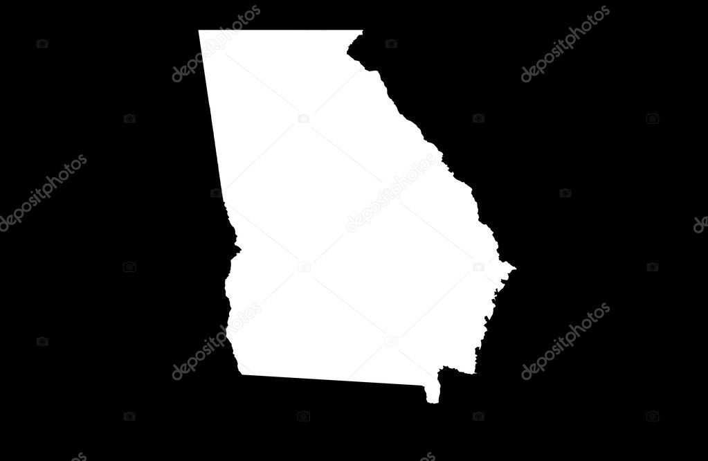 State of Georgia map