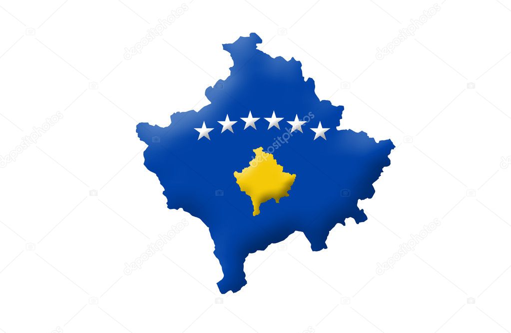 Republic of Kosovo map