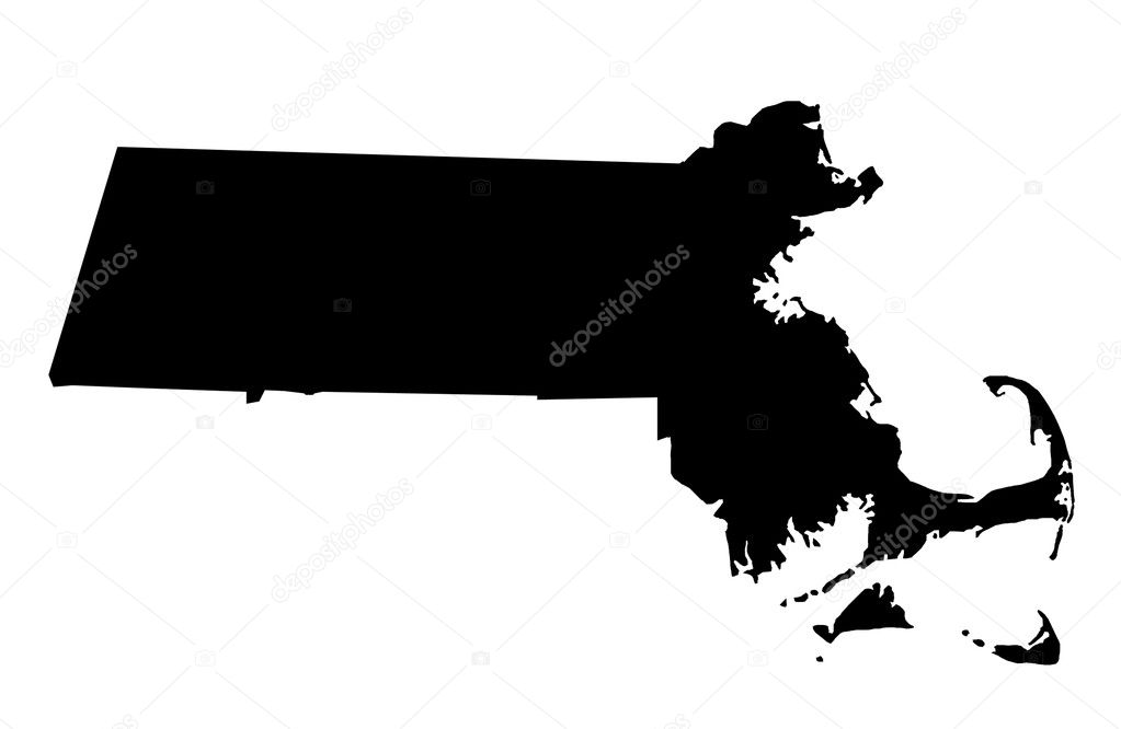 Commonwealth of Massachusetts map