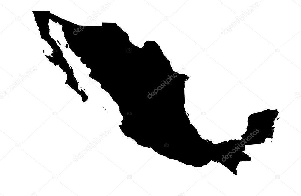 United Mexican States map
